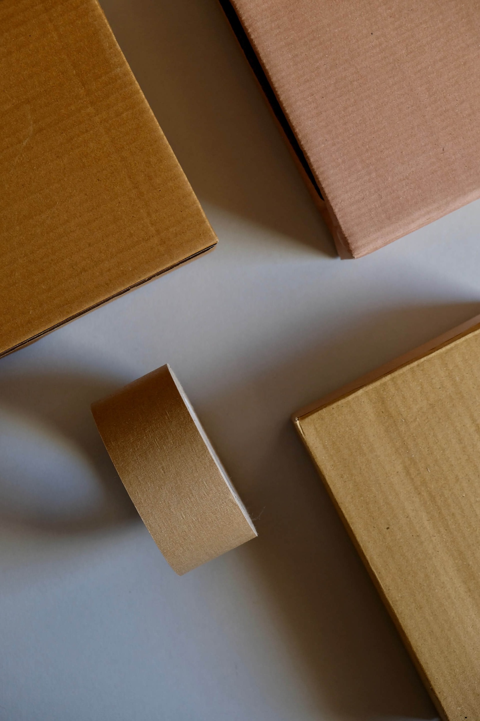 This image showcases a range of products categorised as packaging products all available from Printlogik