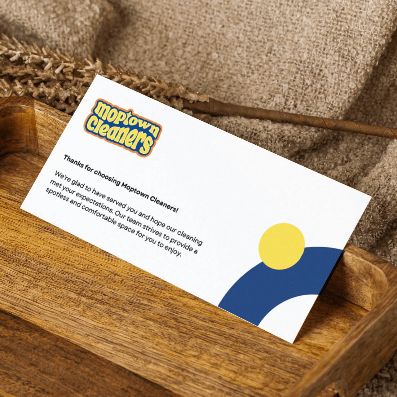Logo design mockup example