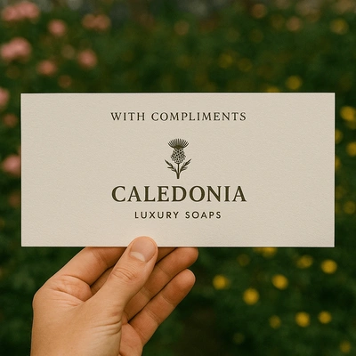  Printlogik Compliment Slip  -  Caledonia Luxury Soaps