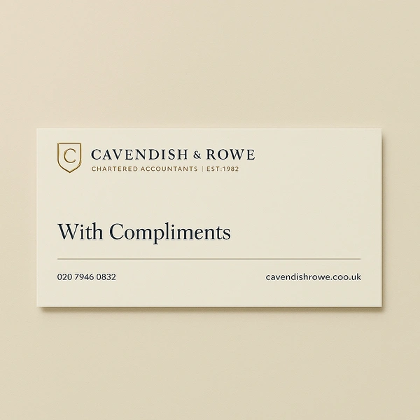  Printlogik Compliment Slip  -  Cavendish And Rowe