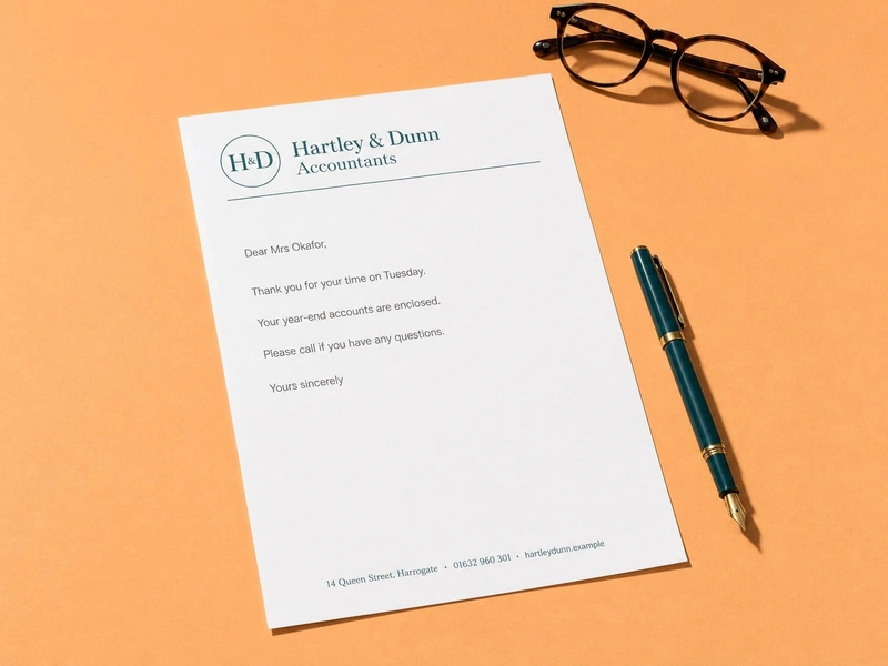 Printed letterheads