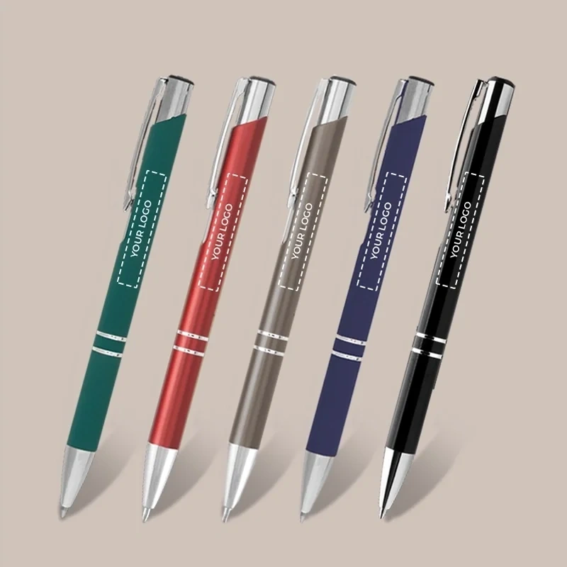 Engraved metal pens