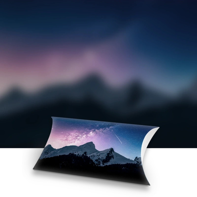 Printed pillow boxes
